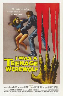 Affiche du film I was a teenage werewolf