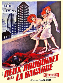 Affiche du film Deux Rouquines Dans La Bagarre