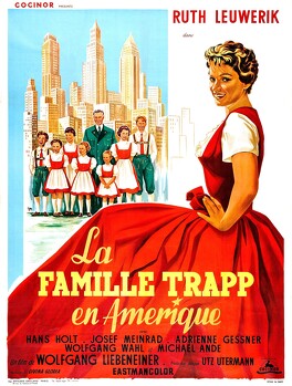 Affiche du film La Famille Trapp En Amérique