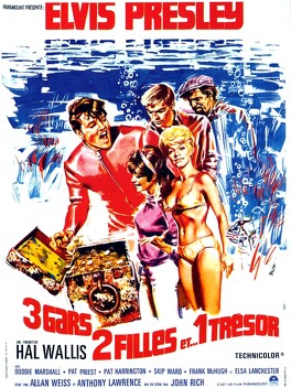 Affiche du film Trois gars, deux filles et un trésor